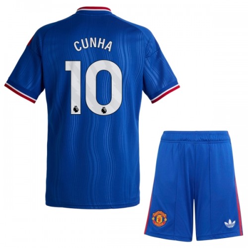 Ensemble Maillot Manchester United Cunha 10 Exterieur 2026-27 Enfant Ensemble Maillot Manchester United Cunha 10 Exterieur 2026-27 Enfant